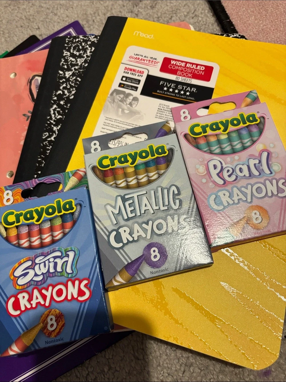 School supplies bundle